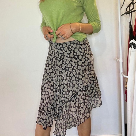 Kookai Skirts Y2k Kookai Floral Midi Skirt Poshmark